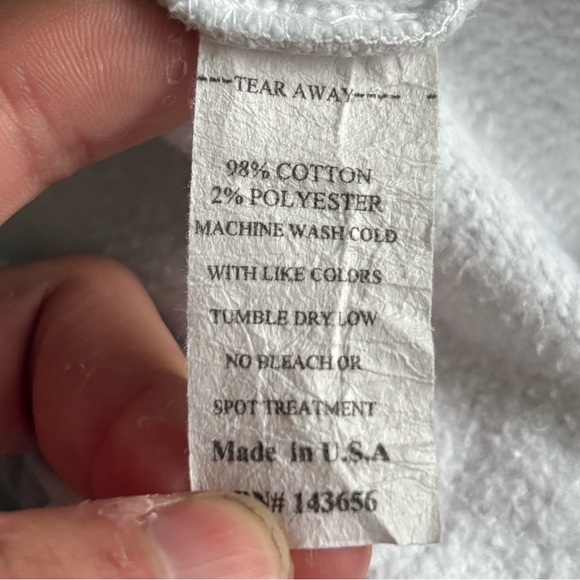 Joah Brown off white French terry white cotton jogger sweatpants size medium - Picture 8 of 15